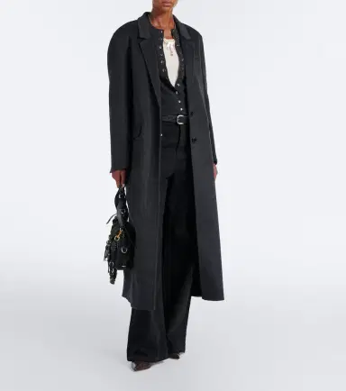 Isabel Marant Clesa wool and cashmere coat | Thumbnail 2 Isabel Marant Clesa wool and cashmere coat | Thumbnail 2