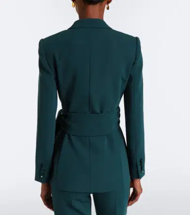 Max Mara Elegante cady wrap blazer | Thumbnail 3 Max Mara Elegante cady wrap blazer | Thumbnail 3