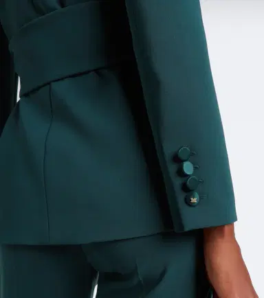 Max Mara Elegante cady wrap blazer | Thumbnail 6 Max Mara Elegante cady wrap blazer | Thumbnail 6