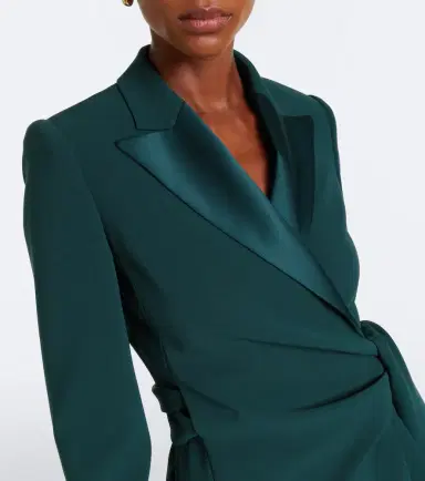 Max Mara Elegante cady wrap blazer | Thumbnail 7 Max Mara Elegante cady wrap blazer | Thumbnail 7