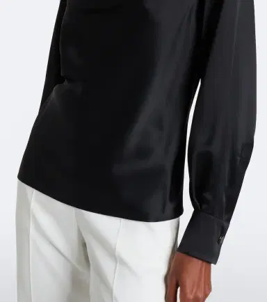 Max Mara Tie-detail silk blouse | Thumbnail 5 Max Mara Tie-detail silk blouse | Thumbnail 5