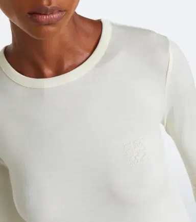 Max Mara Virgin wool jersey top | Thumbnail 4 Max Mara Virgin wool jersey top | Thumbnail 4
