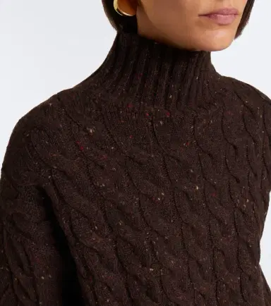 Max Mara Cable-knit wool and cashmere-blend sweater | Thumbnail 7 Max Mara Cable-knit wool and cashmere-blend sweater | Thumbnail 7