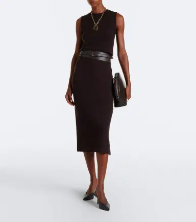 Max Mara Wool and cashmere midi skirt | Thumbnail 4 Max Mara Wool and cashmere midi skirt | Thumbnail 4