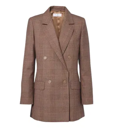 Max Mara Double-breasted virgin wool blazer | Thumbnail 1 Max Mara Double-breasted virgin wool blazer | Thumbnail 1