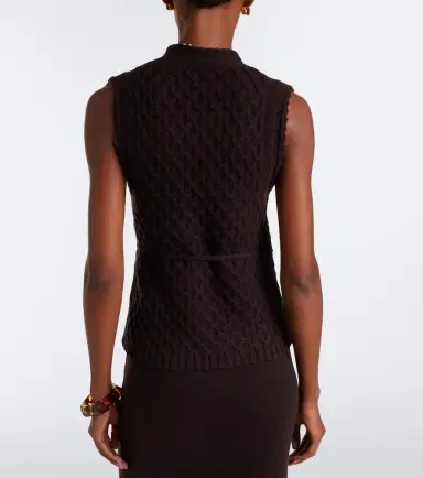 Max Mara Wool and cashmere wrap cardigan | Thumbnail 3 Max Mara Wool and cashmere wrap cardigan | Thumbnail 3