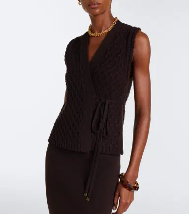 Max Mara Wool and cashmere wrap cardigan | Thumbnail 4 Max Mara Wool and cashmere wrap cardigan | Thumbnail 4