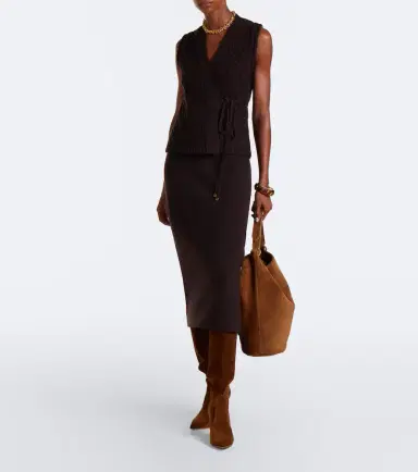 Max Mara Wool and cashmere wrap cardigan | Thumbnail 5 Max Mara Wool and cashmere wrap cardigan | Thumbnail 5