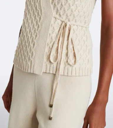 Max Mara Wool and cashmere wrap cardigan | Thumbnail 6 Max Mara Wool and cashmere wrap cardigan | Thumbnail 6