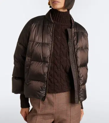 Max Mara Quilted puffer jacket | Thumbnail 6 Max Mara Quilted puffer jacket | Thumbnail 6