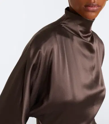 Max Mara Silk satin gown | Thumbnail 3 Max Mara Silk satin gown | Thumbnail 3