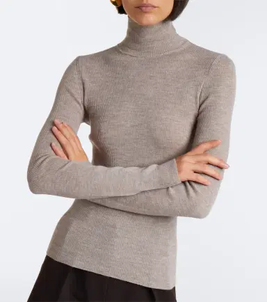 Max Mara Ribbed-knit virgin wool sweater | Thumbnail 2 Max Mara Ribbed-knit virgin wool sweater | Thumbnail 2