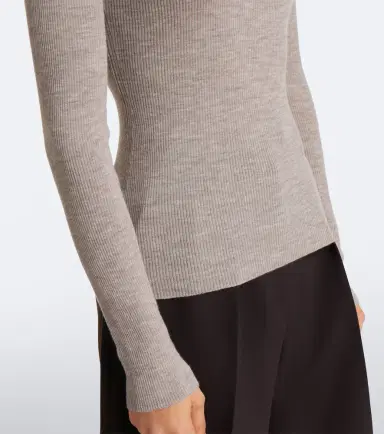 Max Mara Ribbed-knit virgin wool sweater | Thumbnail 6 Max Mara Ribbed-knit virgin wool sweater | Thumbnail 6