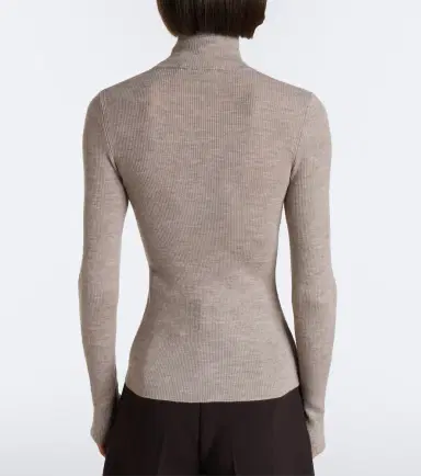 Max Mara Ribbed-knit virgin wool sweater | Thumbnail 7 Max Mara Ribbed-knit virgin wool sweater | Thumbnail 7