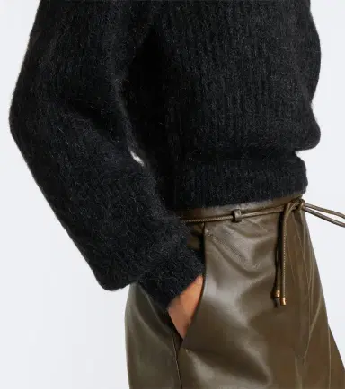 Max Mara Cropped mohair and wool-blend sweater | Thumbnail 3 Max Mara Cropped mohair and wool-blend sweater | Thumbnail 3