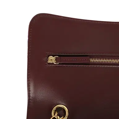Chanel Chanel Maxi "Souplissimo" Small Flap Bag Burgundy Suede Gold Hardware | Thumbnail 8 Chanel Chanel Maxi "Souplissimo" Small Flap Bag Burgundy Suede Gold Hardware | Thumbnail 8