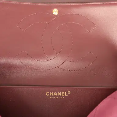 Chanel Chanel Maxi "Souplissimo" Small Flap Bag Burgundy Suede Gold Hardware | Thumbnail 10 Chanel Chanel Maxi "Souplissimo" Small Flap Bag Burgundy Suede Gold Hardware | Thumbnail 10