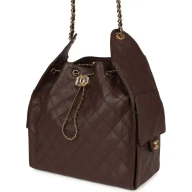 Chanel Chanel Medium 25 Hobo Bag Dark Brown Caviar Gold Hardware | Thumbnail 5 Chanel Chanel Medium 25 Hobo Bag Dark Brown Caviar Gold Hardware | Thumbnail 5