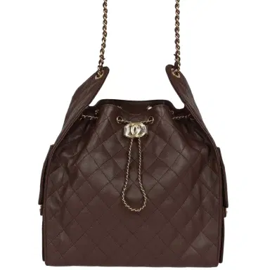 Chanel Chanel Medium 25 Hobo Bag Dark Brown Caviar Gold Hardware | Thumbnail 1 Chanel Chanel Medium 25 Hobo Bag Dark Brown Caviar Gold Hardware | Thumbnail 1