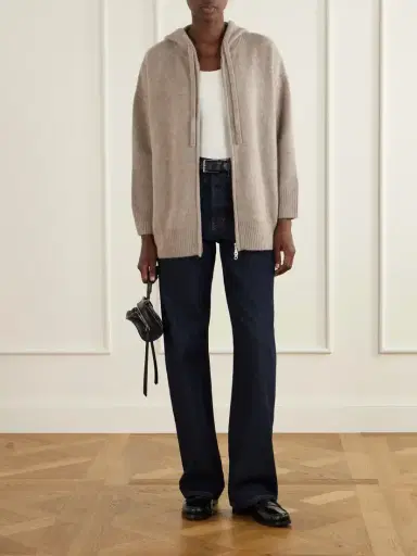 Arch4 Isolde Hooded Cashmere Zip-up Cardigan | Thumbnail 2 Arch4 Isolde Hooded Cashmere Zip-up Cardigan | Thumbnail 2