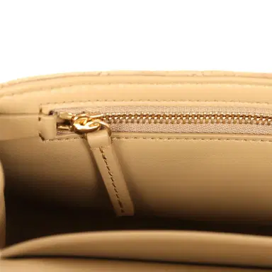 Chanel Chanel Mini "Souplissimo" Flap Bag Beige Suede Gold Hardware | Thumbnail 11 Chanel Chanel Mini "Souplissimo" Flap Bag Beige Suede Gold Hardware | Thumbnail 11