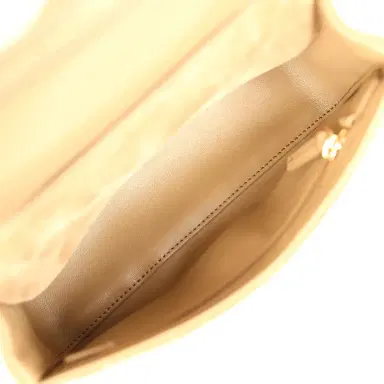 Chanel Chanel Mini "Souplissimo" Flap Bag Beige Suede Gold Hardware | Thumbnail 9 Chanel Chanel Mini "Souplissimo" Flap Bag Beige Suede Gold Hardware | Thumbnail 9