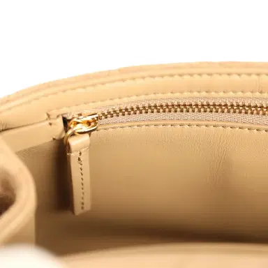 Chanel Chanel Mini "Souplissimo" Flap Bag Beige Suede Gold Hardware | Thumbnail 11 Chanel Chanel Mini "Souplissimo" Flap Bag Beige Suede Gold Hardware | Thumbnail 11