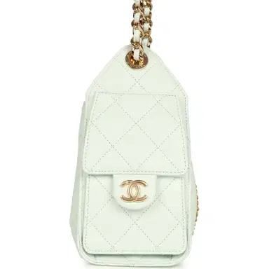 Chanel Chanel Mini 25 Hobo Bag Light Blue Caviar Gold Hardware | Thumbnail 3 Chanel Chanel Mini 25 Hobo Bag Light Blue Caviar Gold Hardware | Thumbnail 3