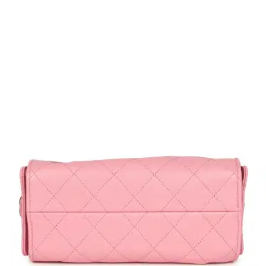 Chanel Chanel Mini 25 Hobo Bag Pink Caviar Antique Gold Hardware | Thumbnail 6 Chanel Chanel Mini 25 Hobo Bag Pink Caviar Antique Gold Hardware | Thumbnail 6