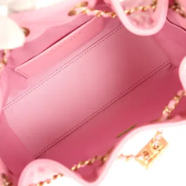 Chanel Chanel Mini 25 Hobo Bag Pink Caviar Antique Gold Hardware | Thumbnail 8 Chanel Chanel Mini 25 Hobo Bag Pink Caviar Antique Gold Hardware | Thumbnail 8