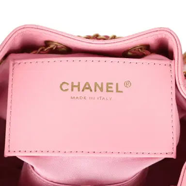 Chanel Chanel Mini 25 Hobo Bag Pink Caviar Antique Gold Hardware | Thumbnail 9 Chanel Chanel Mini 25 Hobo Bag Pink Caviar Antique Gold Hardware | Thumbnail 9