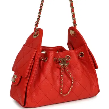 Chanel Chanel Mini 25 Hobo Bag Red Caviar Gold Hardware | Thumbnail 2 Chanel Chanel Mini 25 Hobo Bag Red Caviar Gold Hardware | Thumbnail 2