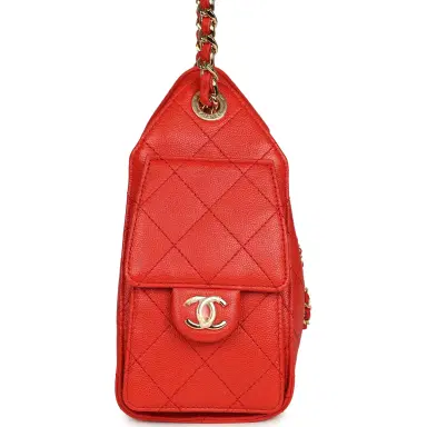 Chanel Chanel Mini 25 Hobo Bag Red Caviar Gold Hardware | Thumbnail 3 Chanel Chanel Mini 25 Hobo Bag Red Caviar Gold Hardware | Thumbnail 3