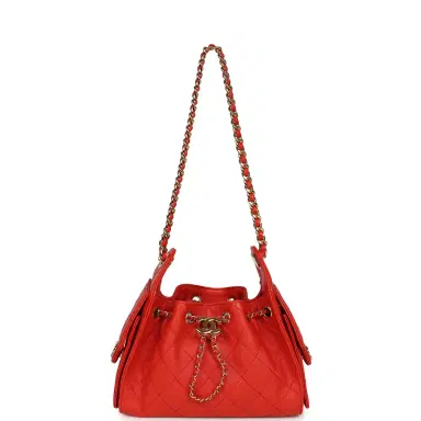 Chanel Chanel Mini 25 Hobo Bag Red Caviar Gold Hardware | Thumbnail 7 Chanel Chanel Mini 25 Hobo Bag Red Caviar Gold Hardware | Thumbnail 7