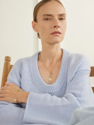 Foundrae Internal Compass Reverie18-karat Gold, Topaz And Diamond Pendant Necklace | Thumbnail 3 Foundrae Internal Compass Reverie18-karat Gold, Topaz And Diamond Pendant Necklace | Thumbnail 3
