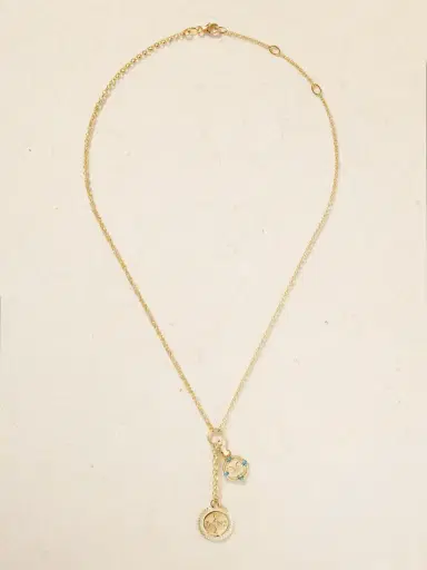 Foundrae Internal Compass Reverie18-karat Gold, Topaz And Diamond Pendant Necklace | Thumbnail 5 Foundrae Internal Compass Reverie18-karat Gold, Topaz And Diamond Pendant Necklace | Thumbnail 5