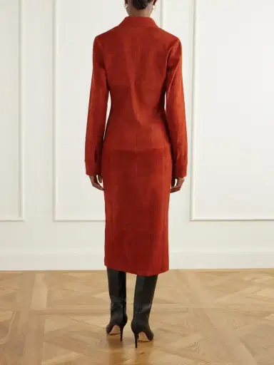 STOULS Becky Suede Midi Dress | Thumbnail 4 STOULS Becky Suede Midi Dress | Thumbnail 4