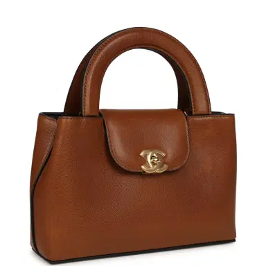 Chanel Chanel Small Kelly Shopper Camel Caviar Gold Hardware | Thumbnail 2 Chanel Chanel Small Kelly Shopper Camel Caviar Gold Hardware | Thumbnail 2