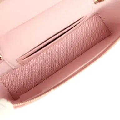 Chanel Chanel Top Handle Long Vanity Case with Chain Pink Caviar Light Gold Hardware | Thumbnail 8 Chanel Chanel Top Handle Long Vanity Case with Chain Pink Caviar Light Gold Hardware | Thumbnail 8