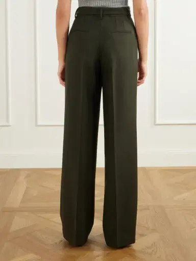 Gabriela Hearst Norman Belted Wool Straight-leg Pants | Thumbnail 4 Gabriela Hearst Norman Belted Wool Straight-leg Pants | Thumbnail 4