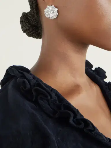 Completedworks The Many‐headed Hydra Rhodium-plated Recycled Sterling Silver Zirconia Earrings | Thumbnail 2 Completedworks The Many‐headed Hydra Rhodium-plated Recycled Sterling Silver Zirconia Earrings | Thumbnail 2