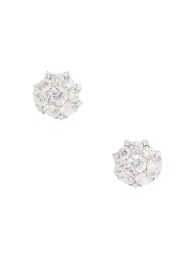 Completedworks The Many‐headed Hydra Rhodium-plated Recycled Sterling Silver Zirconia Earrings | Thumbnail 1 Completedworks The Many‐headed Hydra Rhodium-plated Recycled Sterling Silver Zirconia Earrings | Thumbnail 1