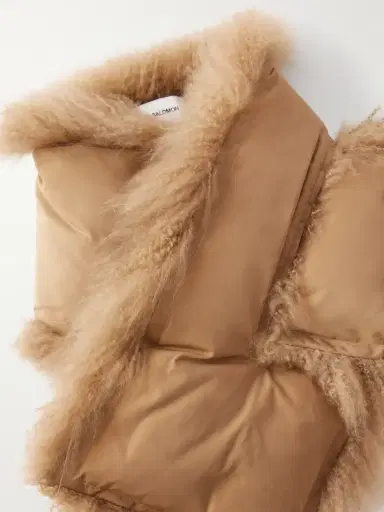 Yves Salomon Leather And Shealing Scarf | Thumbnail 3 Yves Salomon Leather And Shealing Scarf | Thumbnail 3