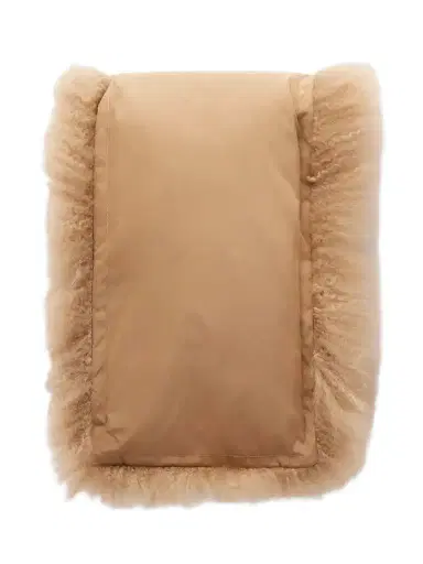 Yves Salomon Leather And Shealing Scarf | Thumbnail 1 Yves Salomon Leather And Shealing Scarf | Thumbnail 1