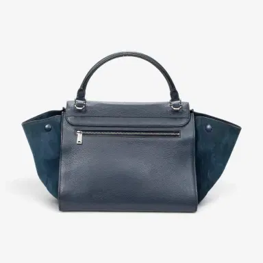 Celine Celine Navy Calf Leather Medium Trapeze Bag by The Solist | Thumbnail 5 Celine Celine Navy Calf Leather Medium Trapeze Bag by The Solist | Thumbnail 5