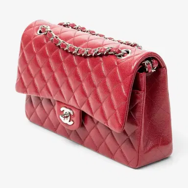 Chanel Chanel Classic Red Quilted Caviar Leather Double Flap Bag by The Solist | Thumbnail 2 Chanel Chanel Classic Red Quilted Caviar Leather Double Flap Bag by The Solist | Thumbnail 2