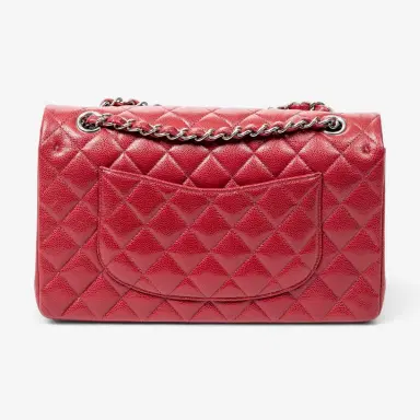 Chanel Chanel Classic Red Quilted Caviar Leather Double Flap Bag by The Solist | Thumbnail 5 Chanel Chanel Classic Red Quilted Caviar Leather Double Flap Bag by The Solist | Thumbnail 5