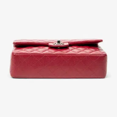 Chanel Chanel Classic Red Quilted Caviar Leather Double Flap Bag by The Solist | Thumbnail 6 Chanel Chanel Classic Red Quilted Caviar Leather Double Flap Bag by The Solist | Thumbnail 6