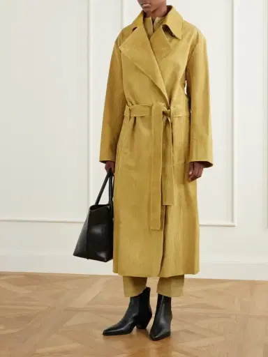 STOULS Wyatt Belted Corduroy Suede Coat | Thumbnail 2 STOULS Wyatt Belted Corduroy Suede Coat | Thumbnail 2