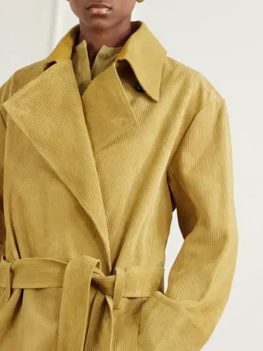 STOULS Wyatt Belted Corduroy Suede Coat | Thumbnail 4 STOULS Wyatt Belted Corduroy Suede Coat | Thumbnail 4